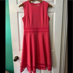 Hot Pink Calvin Klein Size 6 Dress